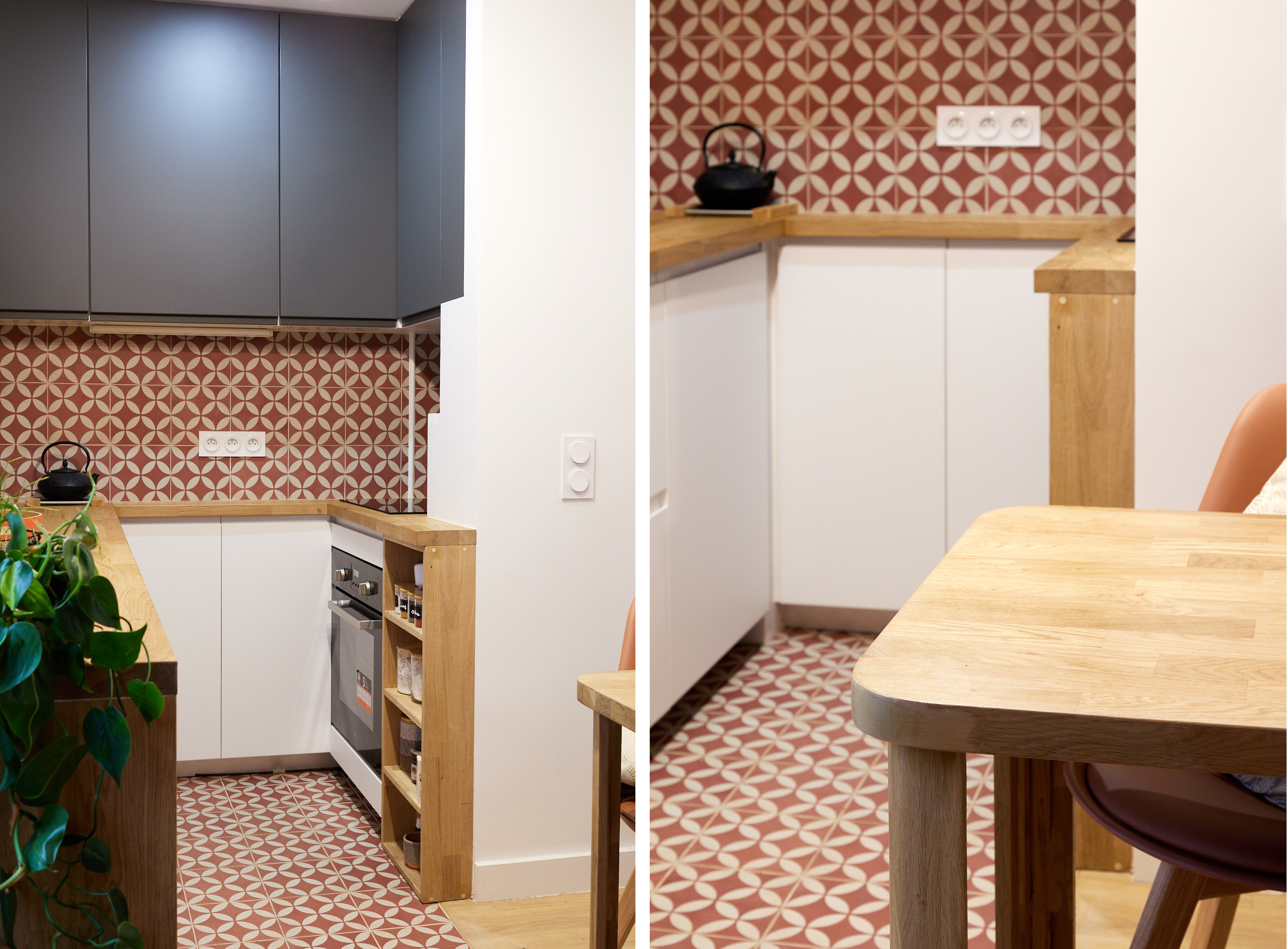 renovation studio détail cuisine