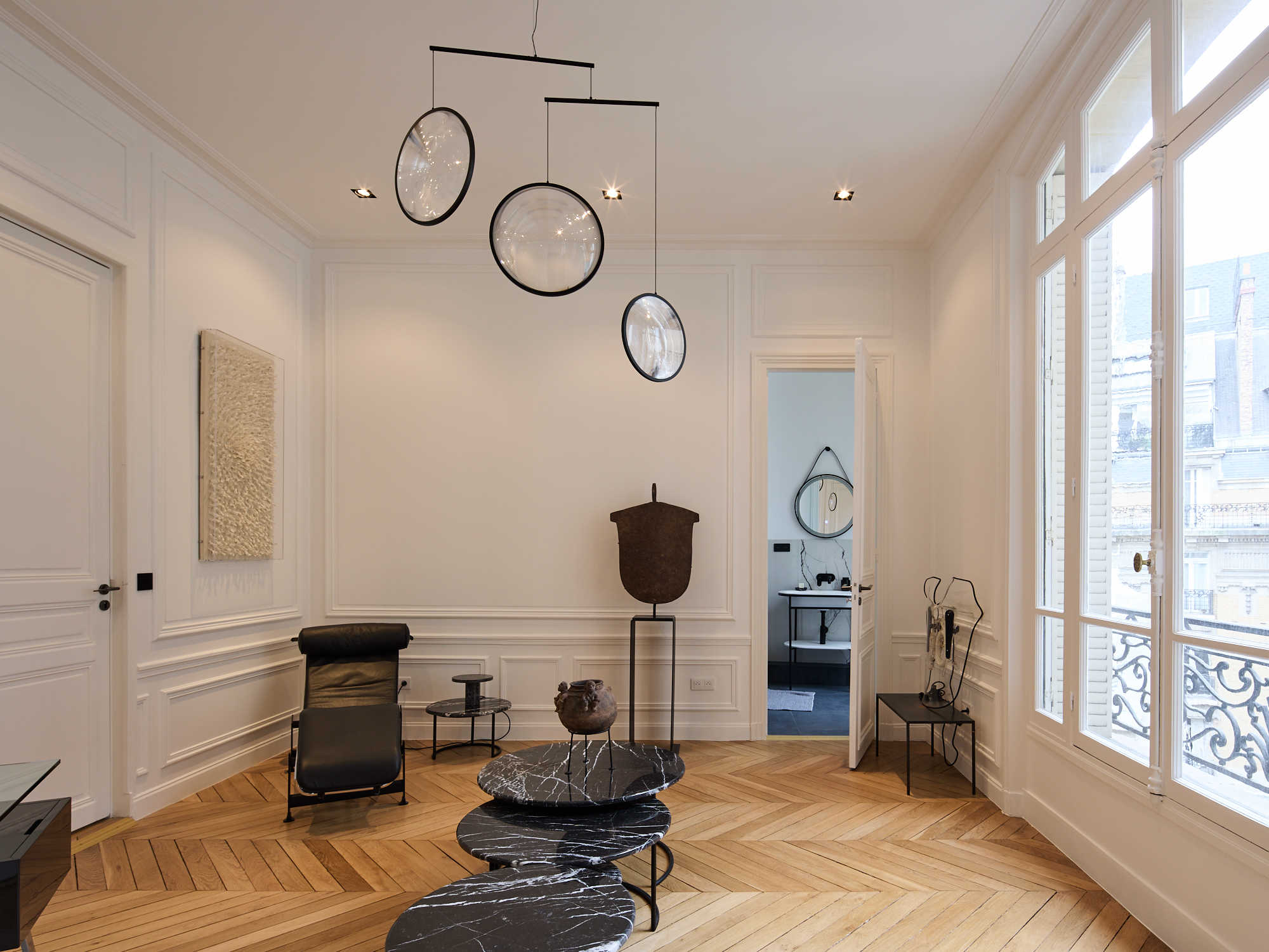 Marie et Paula architectes Rénovation appartement Paris 16 bureau