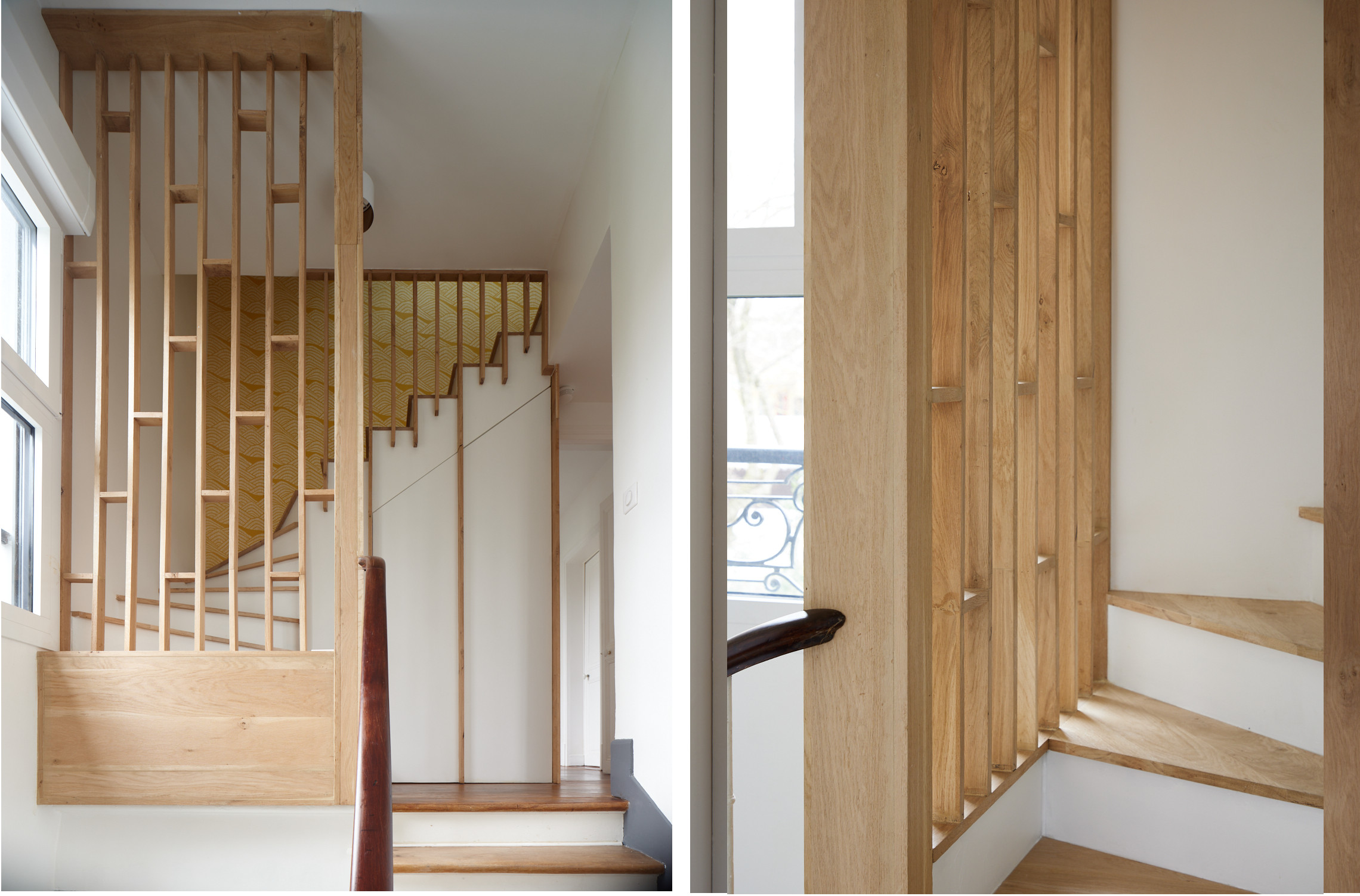 Réménagement maison Palier et escalier sur mesure