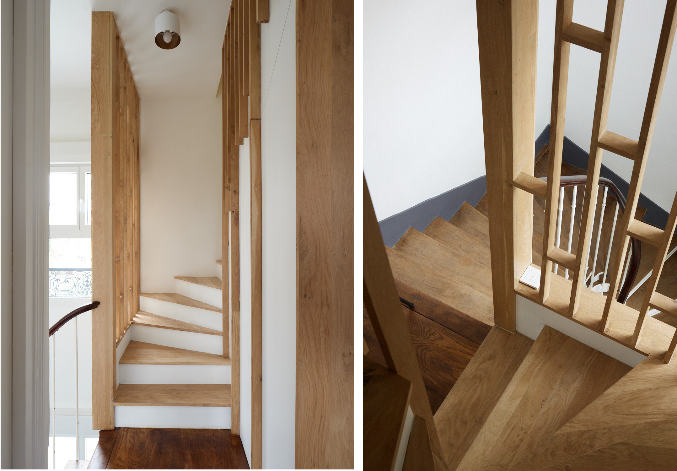 Réménagement maison Palier et escalier sur mesure