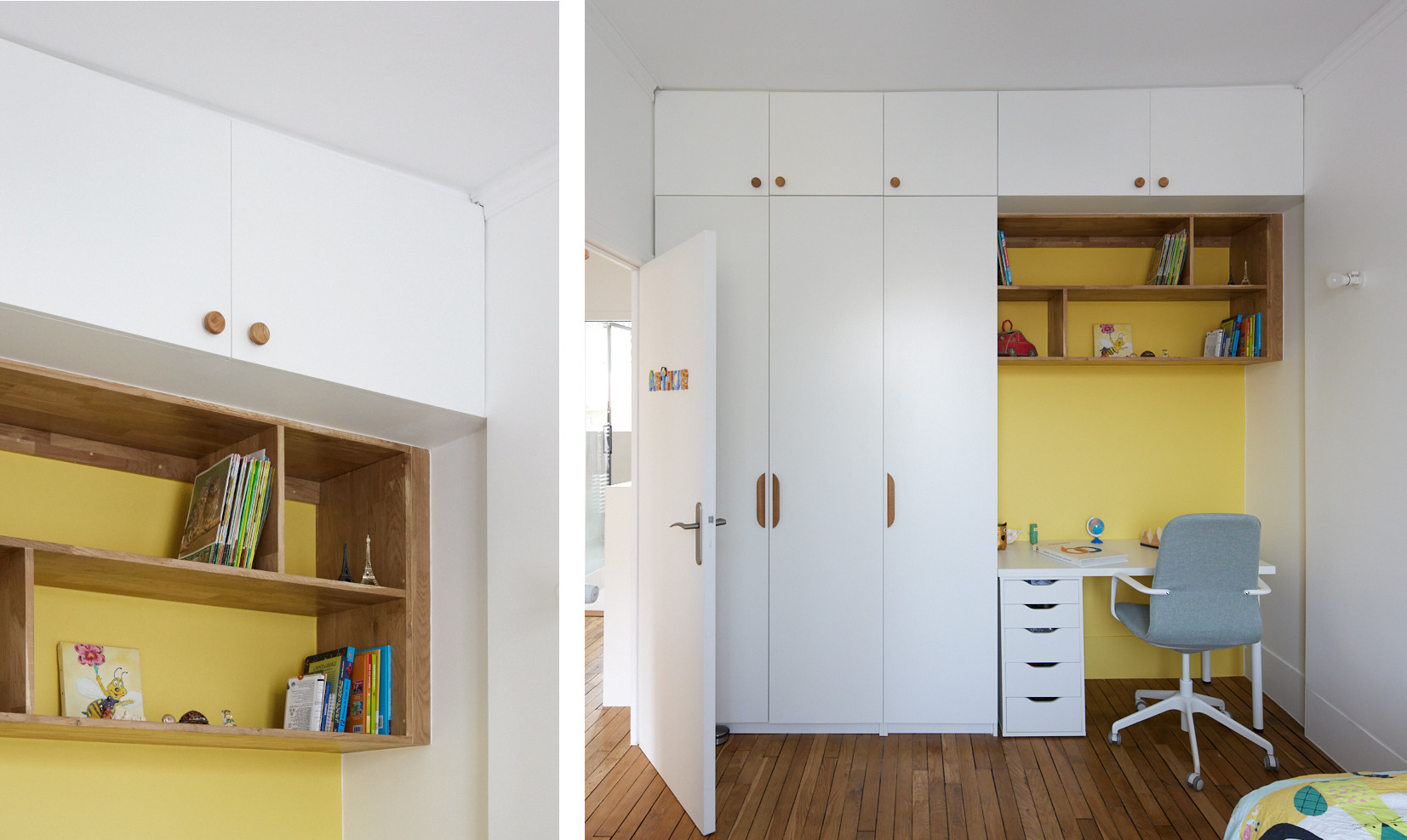 Marie et Paula architectes Renovation maison Nogent-sur-Marne chambre enfant